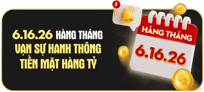 Thông báo về các chương trình khuyến mãi hấp dẫn của dagac3 web, với tiền thưởng và ưu đãi đặc biệt cho người chơi.